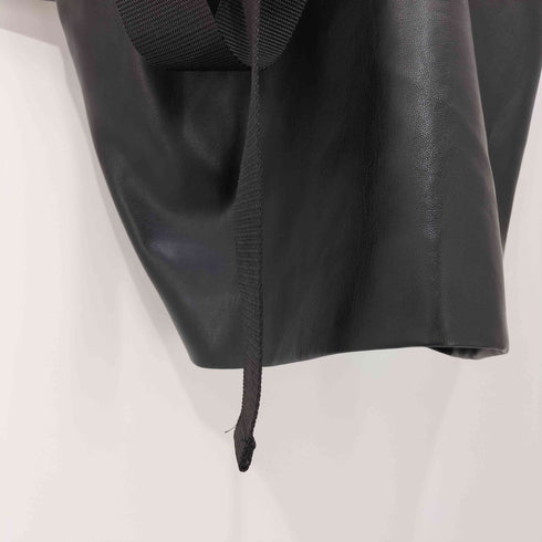 ケモノ KEMONO フェイクレザー 変形スカート レディース